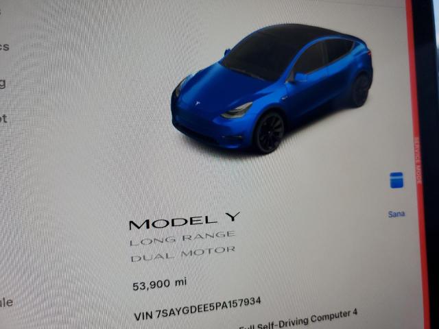 Photo 9 from auction – 2023 TESLA MODEL Y with VIN 7SAYGDEE5PA157934