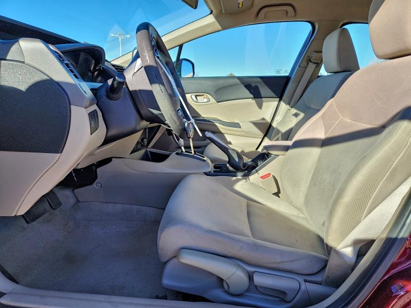 Photo 7 from auction – 2012 HONDA CIVIC LX with VIN 19XFB2F57CE070951