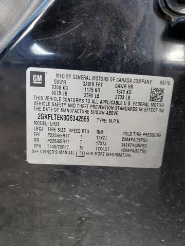 Photo 14 from auction – 2016 GMC TERRAIN SL with VIN 2GKFLTEK0G6342566