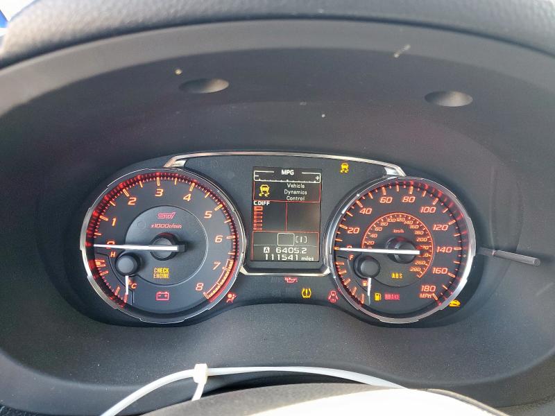 Photo 9 from auction – 2015 SUBARU WRX STI with VIN JF1VA2L62F9809718