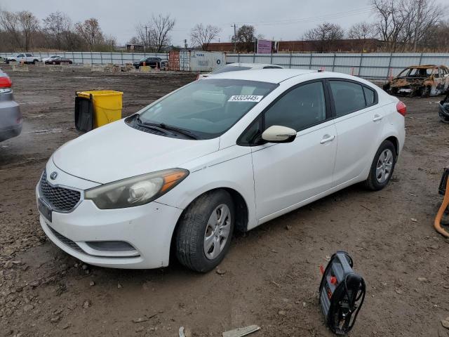 KIA FORTE LX 2015 with VIN KNAFX4A60F5291625 - Photo from auction