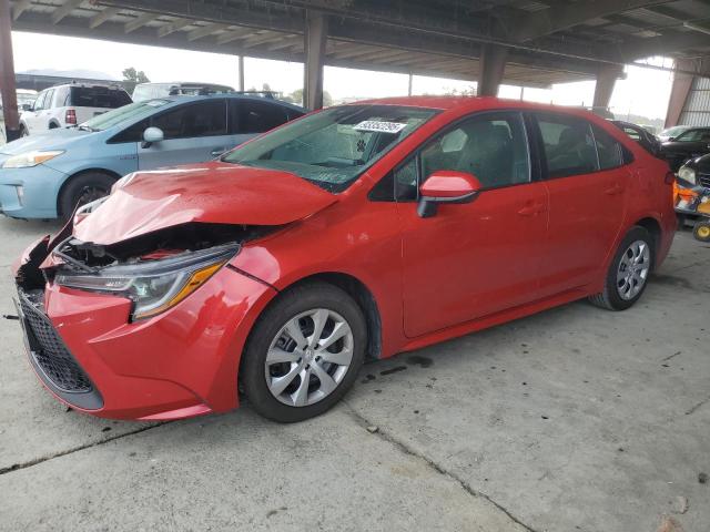 TOYOTA COROLLA LE 2021 with VIN 5YFEPMAE8MP255896 - Photo from auction