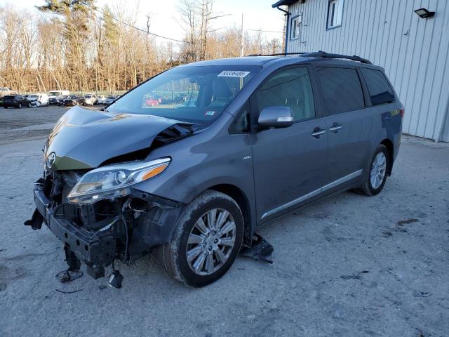 TOYOTA SIENNA XLE 2017 with VIN 5TDDZ3DC4HS162722 - Photo from auction
