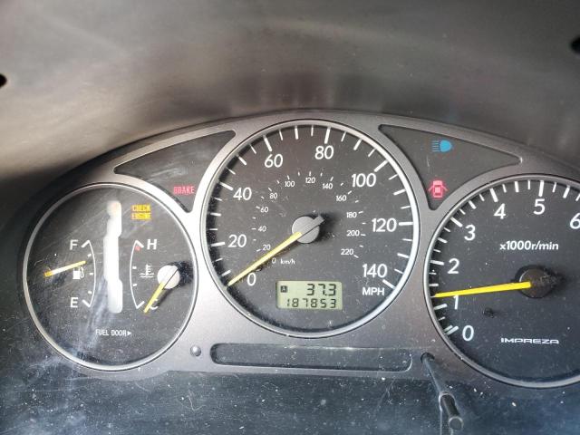 Photo 9 from auction – 2002 SUBARU IMPREZA WR with VIN JF1GG29602H816620