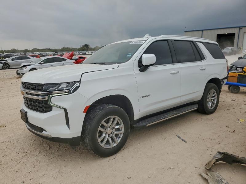 CHEVROLET TAHOE C150 2021 with VIN 1GNSCMKD2MR385027 - Photo from auction