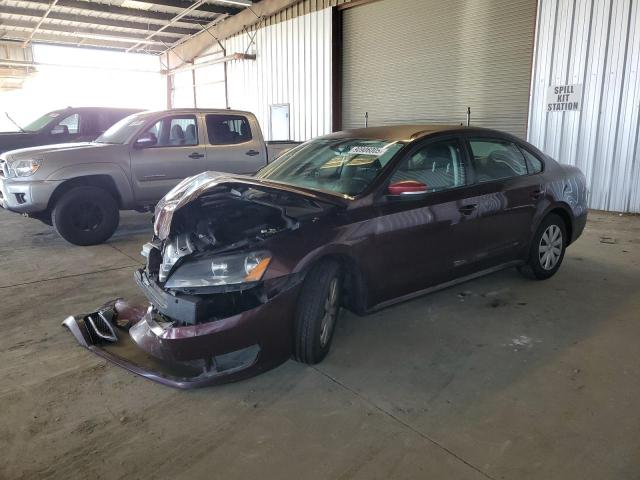 VOLKSWAGEN PASSAT S 2013 with VIN 1VWAP7A30DC048326 - Photo from auction
