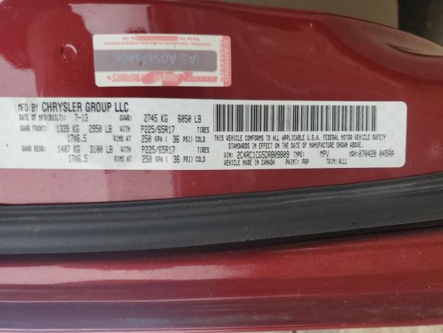 Photo 14 from auction – 2013 CHRYSLER TOWN & COU with VIN 2C4RC1CG5DR809809