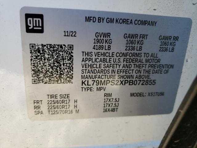 Photo 14 from auction – 2023 CHEVROLET TRAILBLAZE with VIN KL79MPS2XPB072855