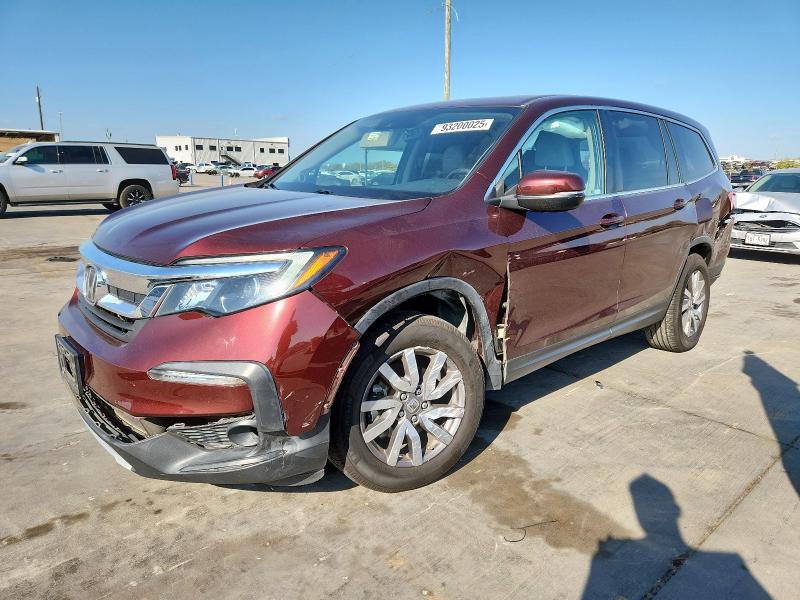 HONDA PILOT EXL 2019 with VIN 5FNYF6H57KB086741 - Photo from auction