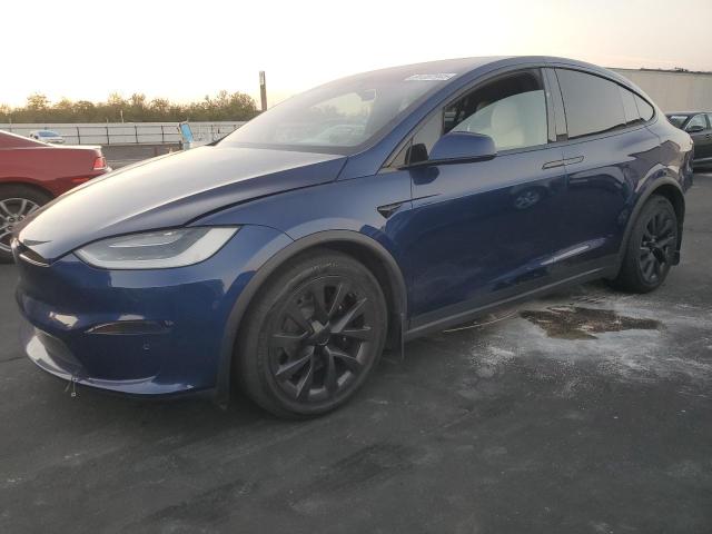TESLA MODEL X 2022 with VIN 7SAXCBE60NF353462 - Photo from auction