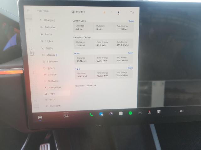 Photo 9 from auction – 2023 TESLA MODEL X with VIN 7SAXCBE58PF372528