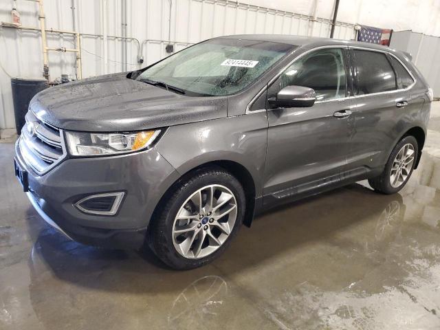 FORD EDGE TITAN 2017 with VIN 2FMPK4K93HBB52193 - Photo from auction