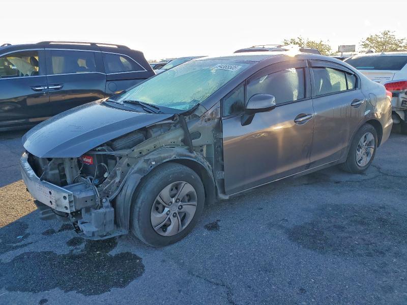 HONDA CIVIC LX 2013 with VIN 19XFB2F58DE292299 - Photo from auction