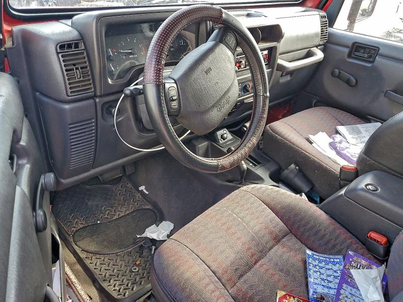 Photo 8 from auction – 2000 JEEP WRANGLER / with VIN 1J4FA29P3YP767731