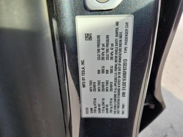 Photo 14 from auction – 2025 TESLA MODEL 3 with VIN 5YJ3E1EA9SF972013