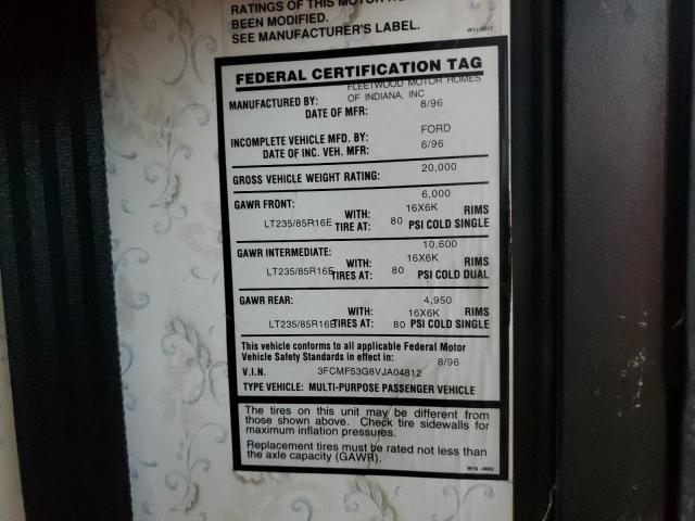Photo 10 from auction – 1997 FORD F530 SUPER with VIN 3FCMF53G8VJA04812