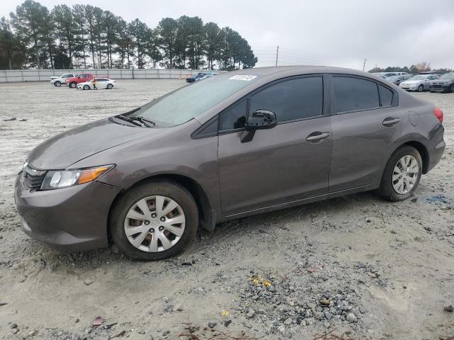 HONDA CIVIC LX 2012 with VIN 19XFB2F51CE093481 - Photo from auction