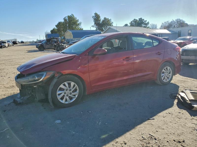 HYUNDAI ELANTRA SE 2017 with VIN 5NPD74LF9HH104019 - Photo from auction