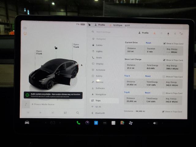 Photo 9 from auction – 2022 TESLA MODEL Y with VIN 7SAYGDEE6NF480602