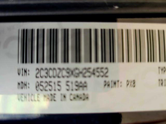 Photo 10 from auction – 2016 DODGE CHALLENGER with VIN 2C3CDZC9XGH254552