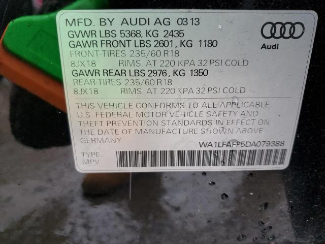 صورة رقم 14 من المزاد - 2013 AUDI Q5 PREMIUM مع VIN WA1LFAFP5DA079388