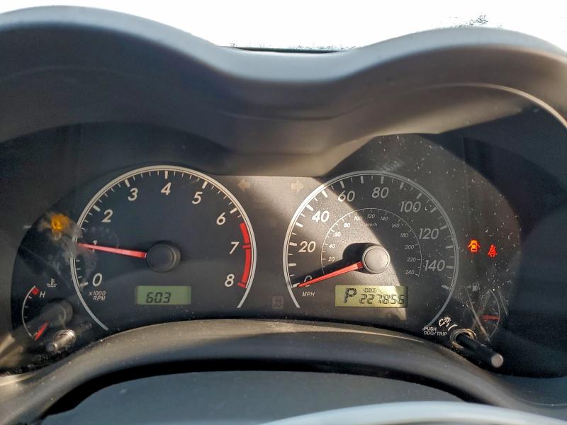 Photo 9 from auction – 2009 TOYOTA COROLLA BA with VIN JTDBL40E099033169