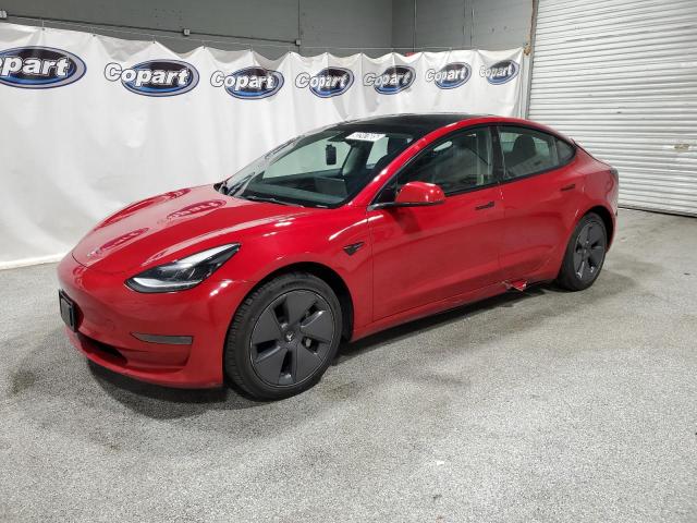 TESLA MODEL 3 2022 with VIN 5YJ3E1EA3NF372513 - Photo from auction