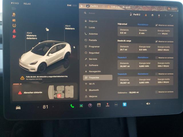 Photo 9 from auction – 2022 TESLA MODEL Y with VIN 7SAYGDEE0NF444002