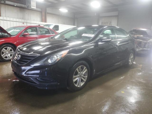 HYUNDAI SONATA GLS 2014 with VIN 5NPEB4AC0EH876187 - Photo from auction