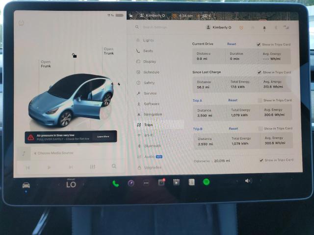 Photo 9 from auction – 2023 TESLA MODEL Y with VIN 7SAYGAEE9PF932561