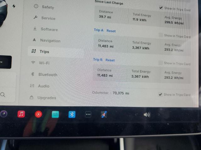 Photo 9 from auction – 2020 TESLA MODEL Y with VIN 5YJYGDEE1LF029362