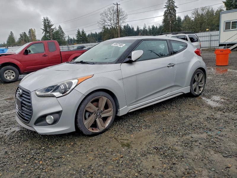 HYUNDAI VELOSTER T 2013 with VIN KMHTC6AE8DU083107 - Photo from auction