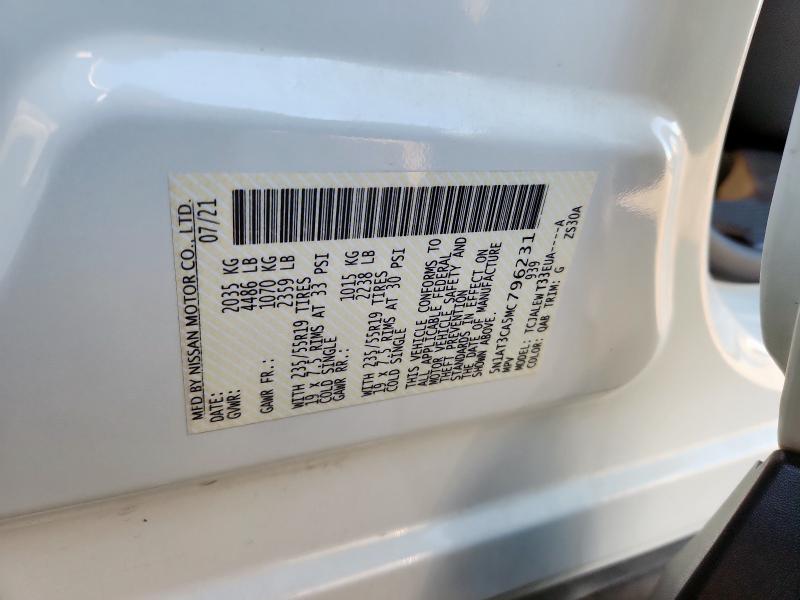Photo 14 from auction – 2021 NISSAN ROGUE SL with VIN 5N1AT3CA5MC796231