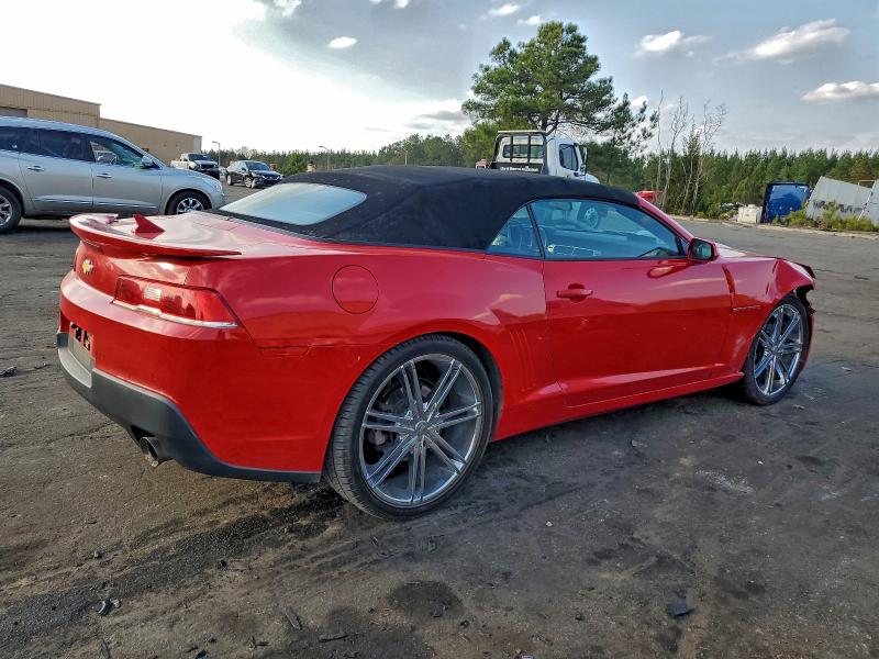 Photo 3 from auction – 2014 CHEVROLET CAMARO LT with VIN 2G1FB3D37E9250528