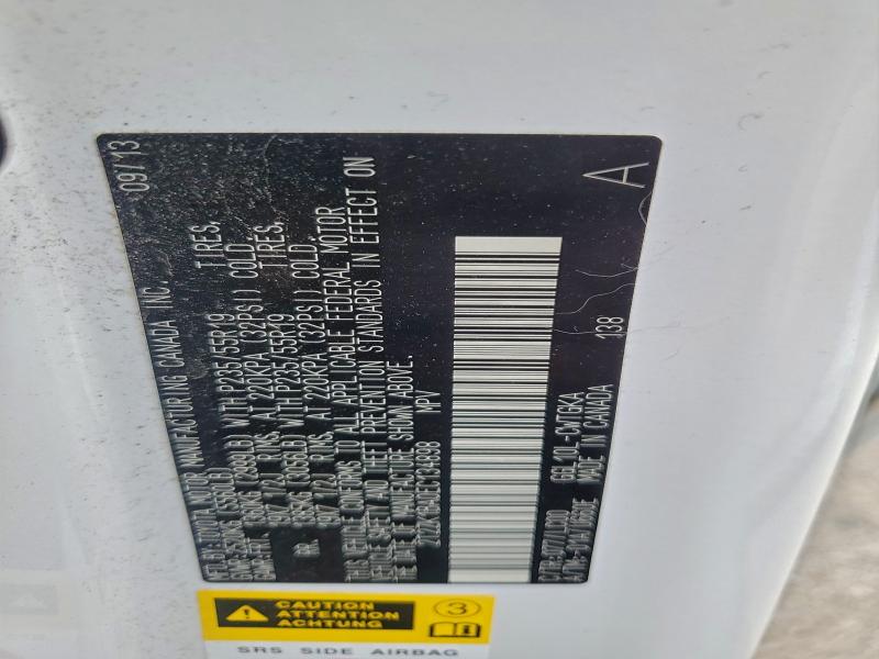 Foto 14 de la subasta – 2014 LEXUS RX 350 con VIN 2T2ZK1BA0EC134898