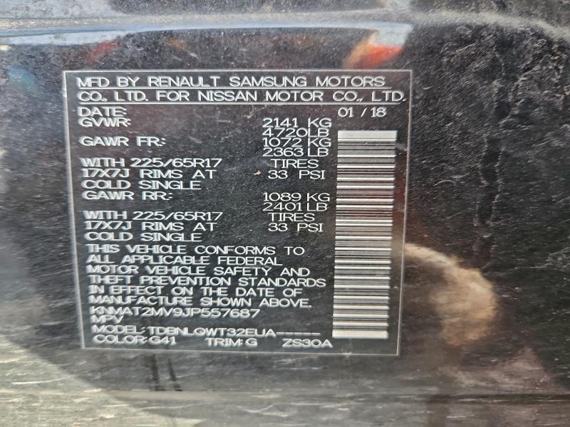 Photo 14 from auction – 2018 NISSAN ROGUE S with VIN KNMAT2MV9JP557687