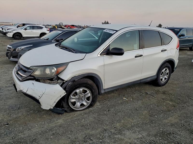 HONDA CR-V LX 2014 with VIN 5J6RM4H31EL014166 - Photo from auction