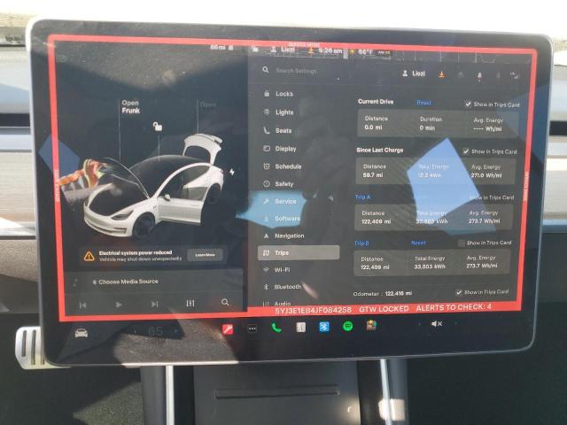 Photo 9 from auction – 2018 TESLA MODEL 3 with VIN 5YJ3E1EB4JF084258