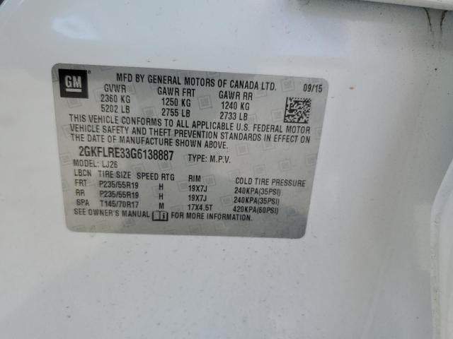 Photo 14 from auction – 2016 GMC TERRAIN DE with VIN 2GKFLRE33G6138887