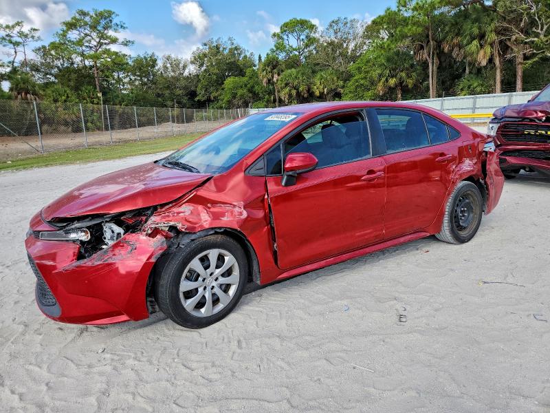 TOYOTA COROLLA LE 2020 with VIN 5YFEPRAE1LP059701 - Photo from auction