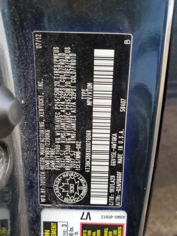 Photo 14 from auction – 2013 TOYOTA VENZA LE with VIN 4T3BK3BBXDU076068