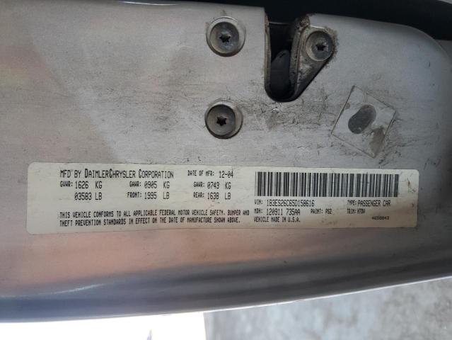 Photo 14 from auction – 2005 DODGE NEON BASE with VIN 1B3ES26C65D158616