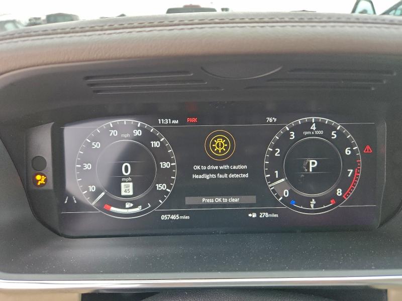 Zdjęcie 9 z aukcji – 2020 LAND ROVER RANGE ROVE z VIN SALGS2RU8LA571494