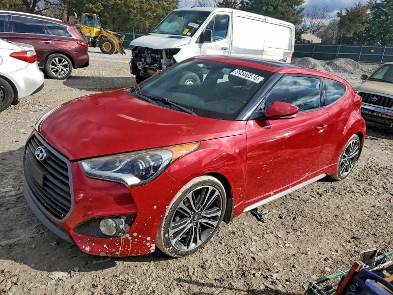 HYUNDAI VELOSTER T 2016 with VIN KMHTC6AE8GU296241 - Photo from auction