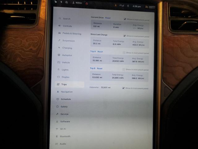 Photo 9 from auction – 2020 TESLA MODEL X with VIN 5YJXCAE23LF232765