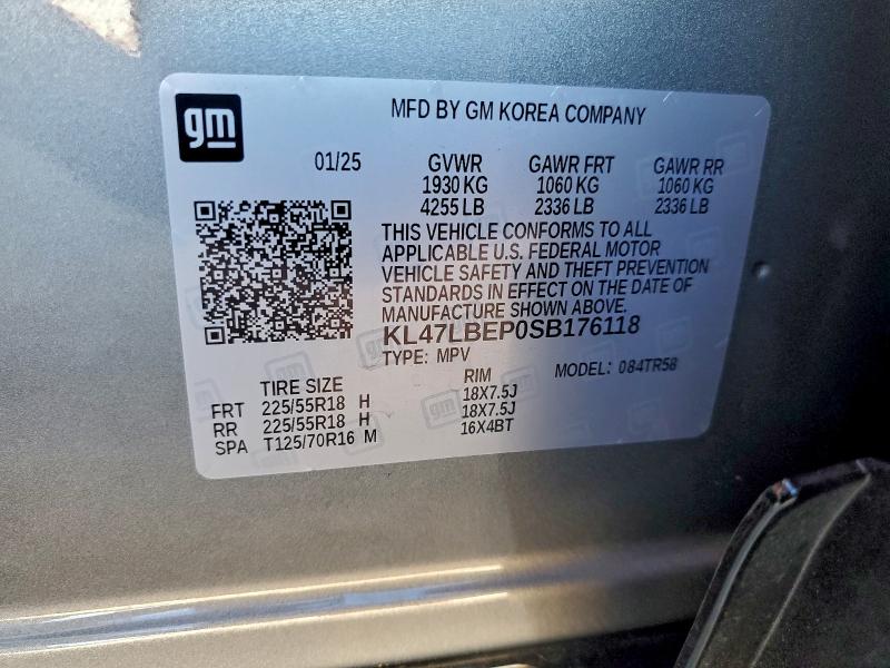 Photo 14 from auction – 2025 BUICK ENVISTA SP with VIN KL47LBEP0SB176118