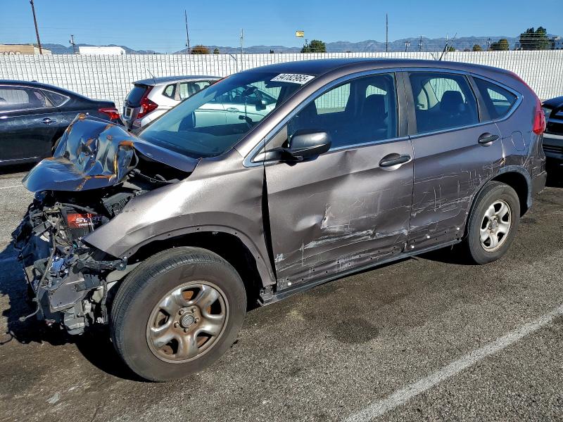Photo 1 from auction – 2015 HONDA CR-V LX with VIN 3CZRM3H35FG707783