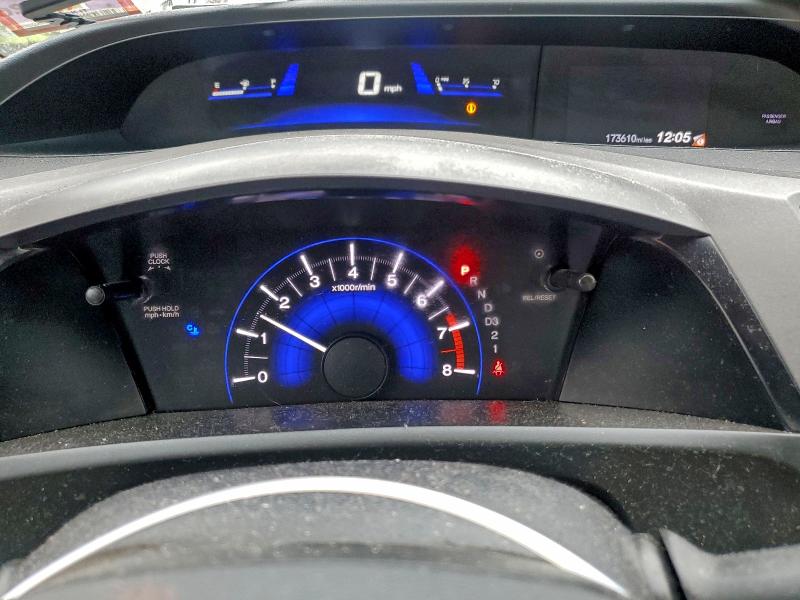 Photo 9 from auction – 2012 HONDA CIVIC LX with VIN 2HGFB2F54CH528273
