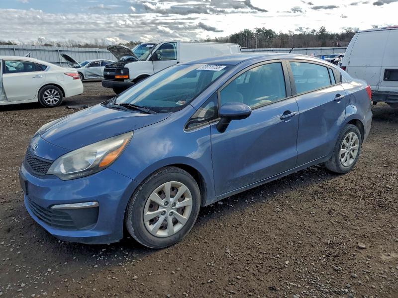 KIA RIO LX 2016 with VIN KNADM4A38G6598509 - Photo from auction