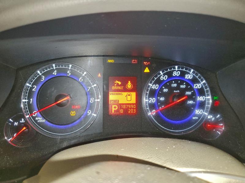 Photo 9 from auction – 2008 INFINITI EX35 BASE with VIN JNKAJ09F38M361914